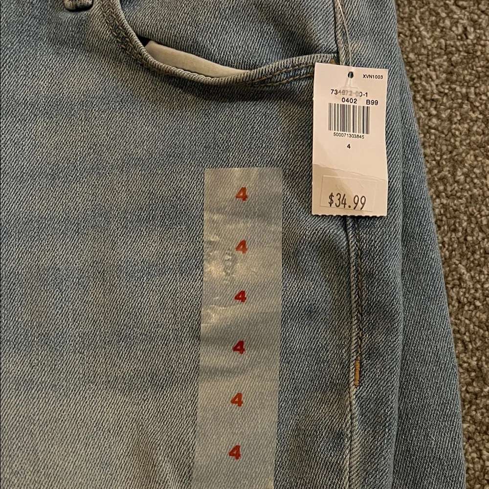 Old Navy Light Blue Flare Jeans - Picture 2 of 4